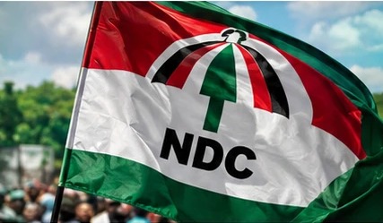 NDC flag at a rally